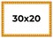 30x20 Bamboo Picture Frame with UV-Resistant Acrylic & Acid Free Backing, Available in 4 Finishes - Brown, Black, Gold, and Natural